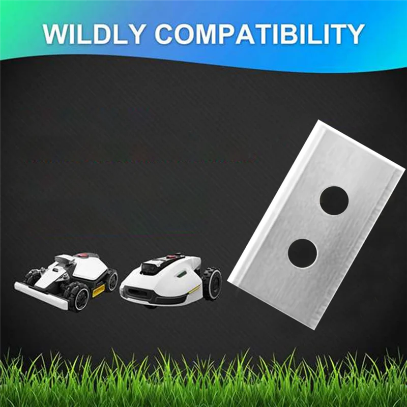 A26F-untuk Mammotion Luba & Yuka Semua Seri Kompatibel 24 Buah Pisau Pengganti dengan Mesin Cuci Plastik untuk Mesin Pemotong Rumput Robot