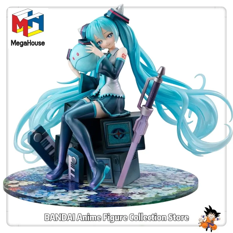 September 2026 Pre-sale Original MegaHouse Lucrea Kidou Senshi Gundam 00 Hatsune Miku Model Collection Figure