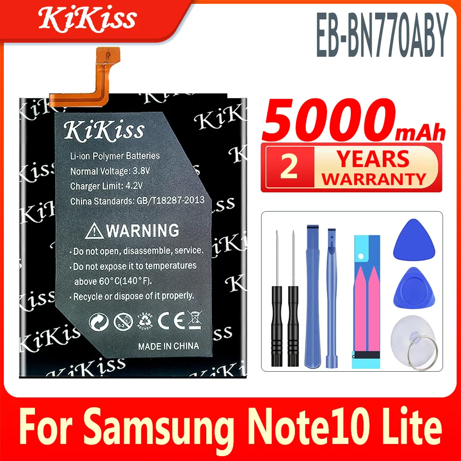 

EB-BN770ABY Аккумулятор 5000 мАч для Samsung Galaxy Note 10 Lite/Note 10 Lite аккумулятор для мобильного телефона высокой емкости + инструменты