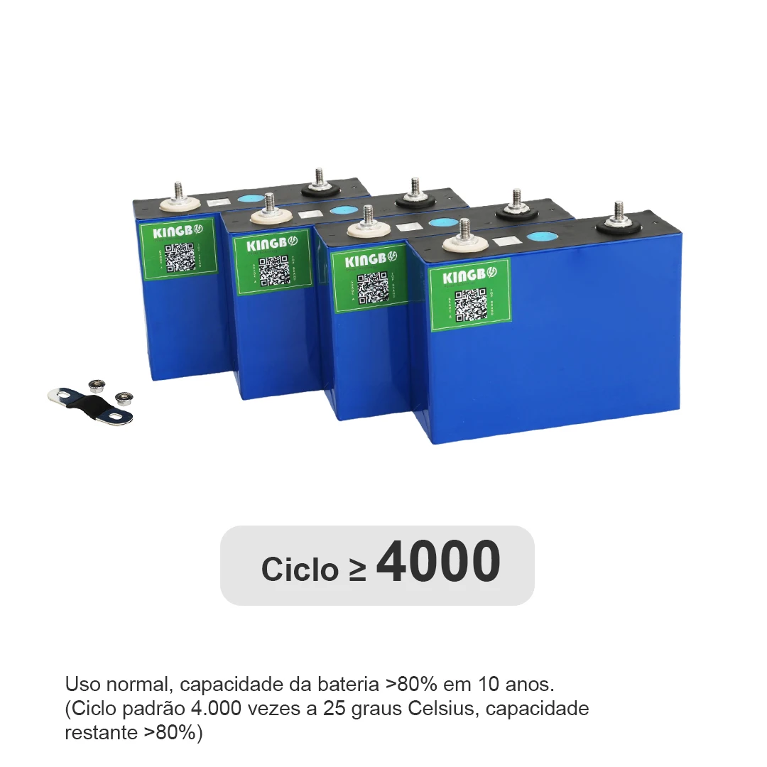 Kingbo Power 4 قطعة EVE100Ah lifepo4 بطارية 3.2 فولت الصف أ لتقوم بها بنفسك 12 فولت 24 فولت 48 فولت قابلة للشحن خارج الشبكة بطارية تخزين النظام الشمسي