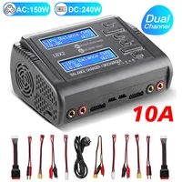 L6 Duo 10A Lipo Charger AC 150W DC 240W RC Balance Discharger for 1-6S Li-ion LiFe NiCd NiMH LiHV PB Smart Battery Charger