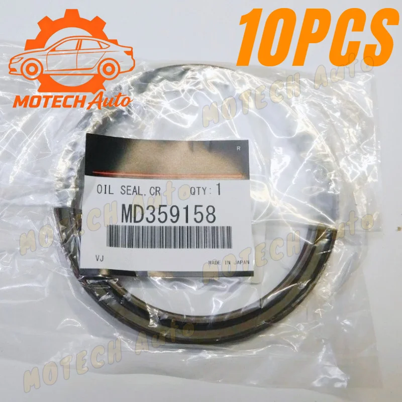 10PCS Rear Main Seal MD359158 Rubber Seal for Mitsubishi Eclipse Galant Lancer Outlander