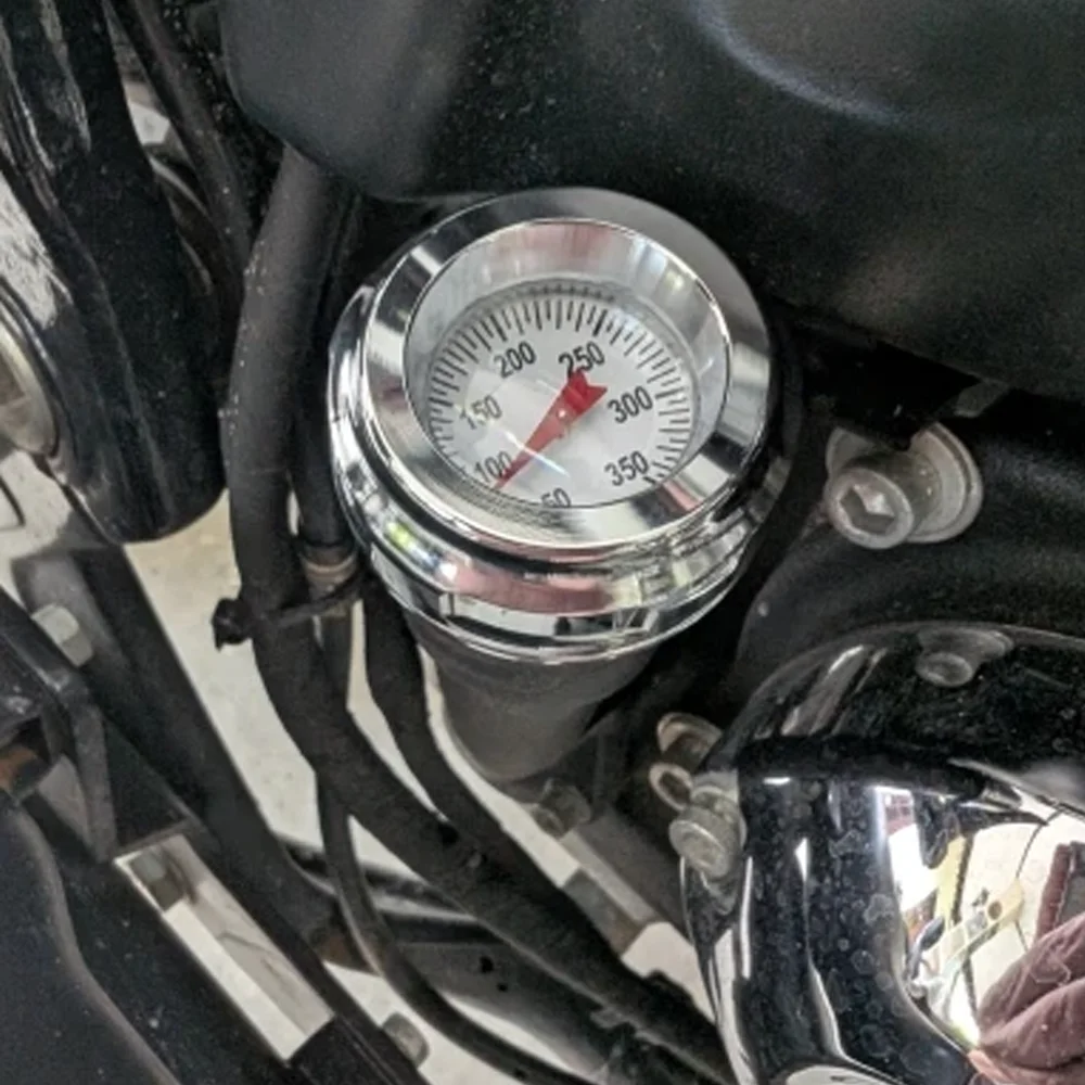 Motorcycle Aluminum Oil Temperature Dipstick for Harley Softail Breakout FXBRS FXBR Deluxe FLDE Fat Street Bob FXBB 2018-2024