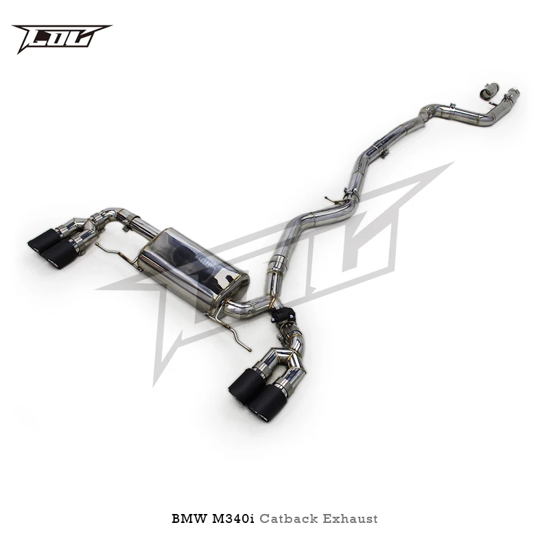 OEM Catback Exhaust System For BMW M340 m340i X drive 3.0T 2019-2023 Stainless Steel Exhaust Pipe Muffler Racing Auto Parts