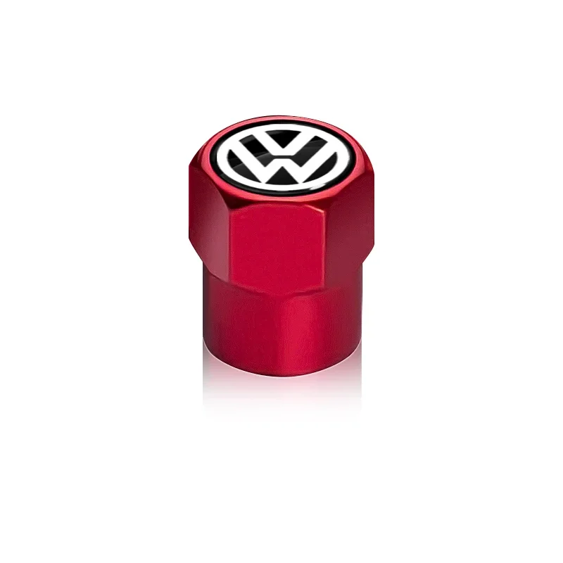 4 Stück Auto-Reifenventilkappen Staubschutz Auto-Emblem Zubehör für VW CC Polo 6R Golf 4 5 6 7 MK7 MK4 MK6 Passat B6 B8 T4 T5 Tiguan – Detail 4