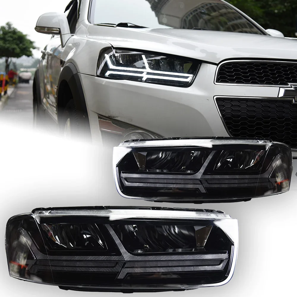 Car Lights for Chevrolet Captiva Headlight Projector Lens 2011-2018 Dynamic Signal Head Lamp LED Headlights Drl Auto Accessories