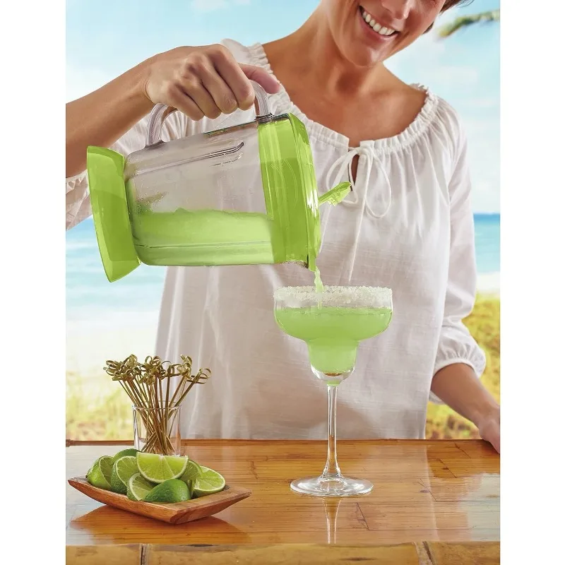 Margarita ville Bahamas gefrorene Zubereitung Dual-Mode-Getränke hersteller Home Margarita-Maschine mit No-Brainer-Mixer, 36 Unzen Krug