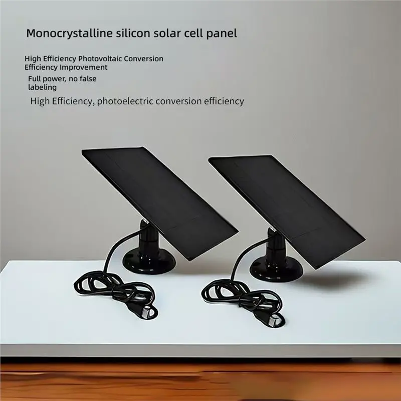 ABVG-3W Solar Panel System Waterproof 360° Adjustable Bracket For Outdoor Security Camera Light All Weather Durable