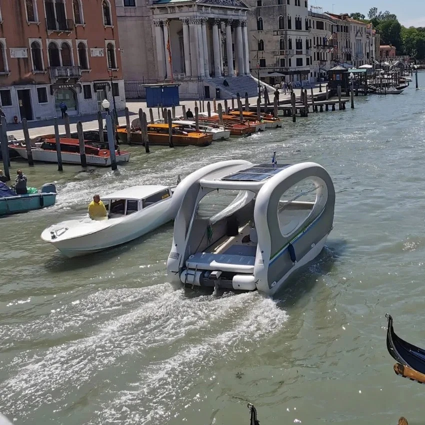 Inflatable Catamaran Boat Electric Boat House Floating On Water Catamaran Boat Yacht Luxury Yacht