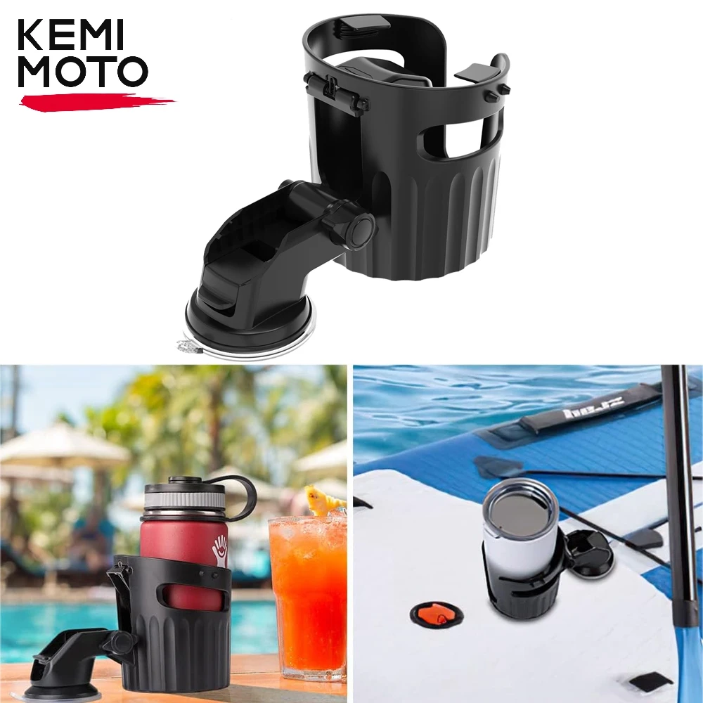 Marine Suction Cup Holder Boat Accessories Reusable 90-Degree Adjustable Foldable Drink Holder For Boat Kayak Surfboard RV