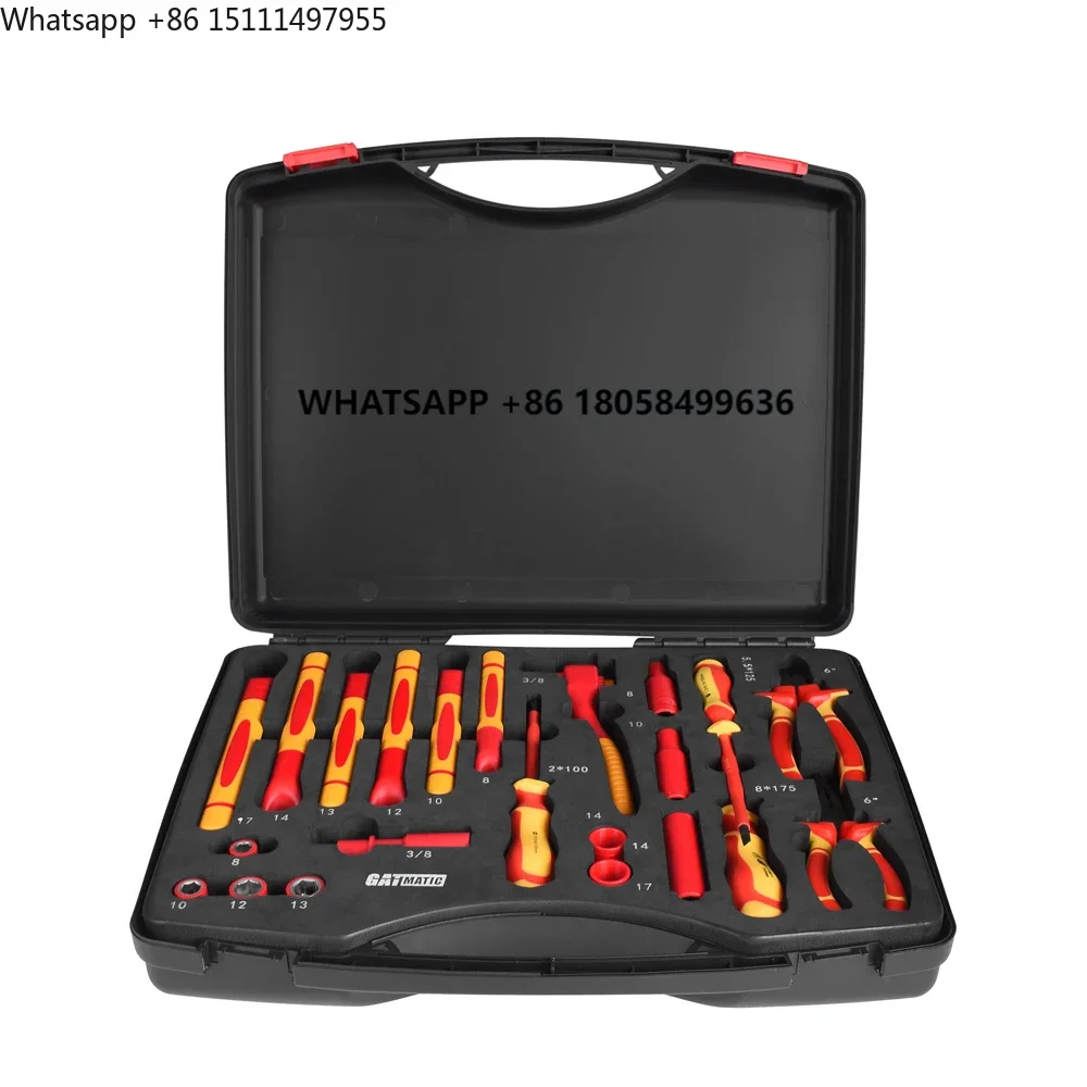 GATmatic 22-Piece Electric Vehicle Insulated Socket Wrench Screwdriver Set Professional Car Repair Tools