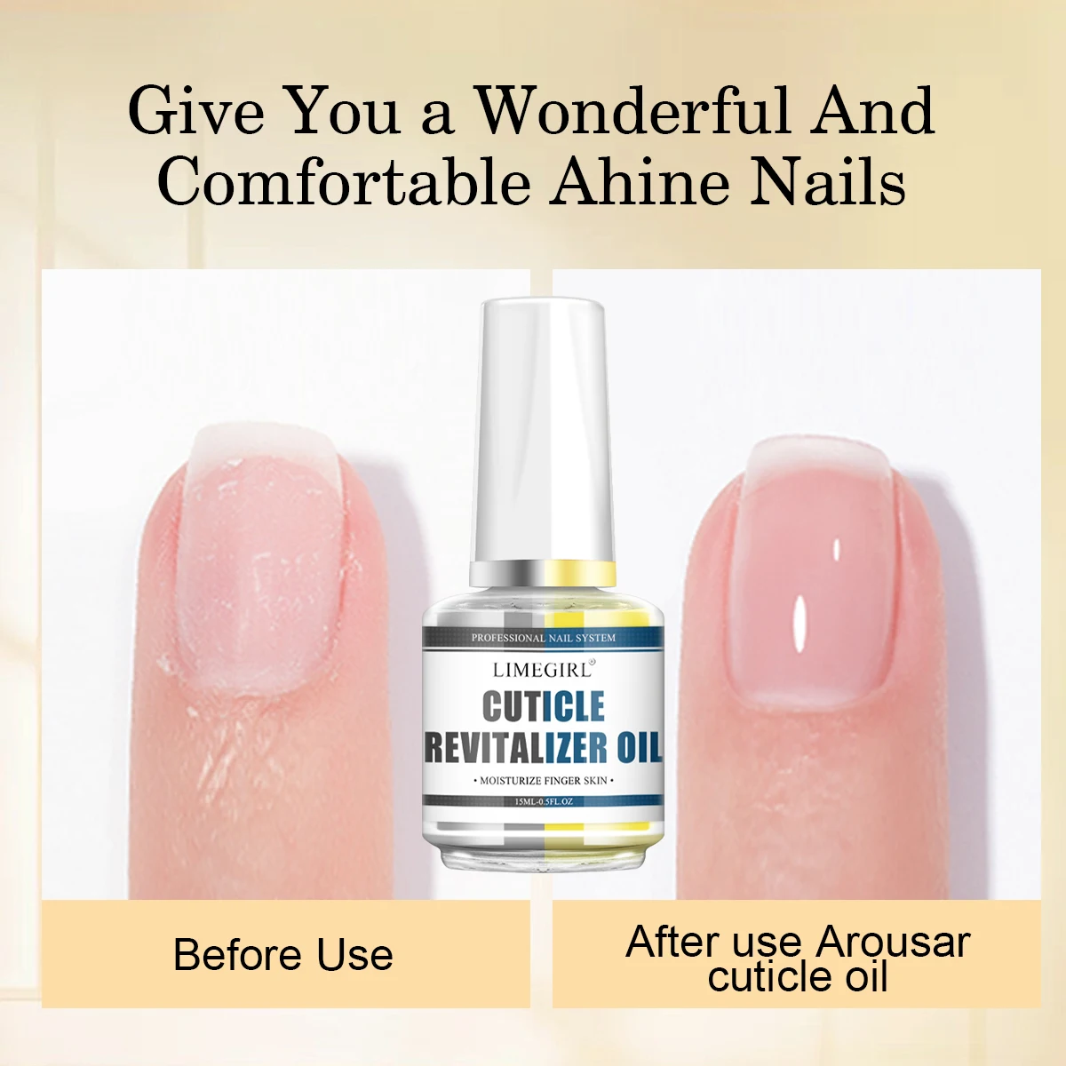 LIMEGIRL 3 Stück/Set Nail Art Soaking Base Coat Clear Coat Nagellack mit Nagelhaut Nagelpflege Weichmacher UV Gel Mehrzweck-Nagelset