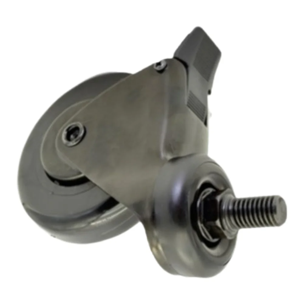 Metal Replacement Locking Caster Wheels for Pellet Grills Supporting Load Bearing Requirements of Full Sized Pellet Grill Units