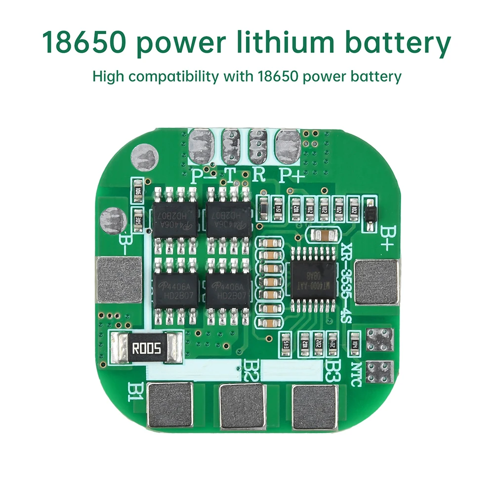 BMS 4S 14,8 В/16,8 В 8A 18650 Плата защиты аккумулятора Тот же порт перезарядки, переразрядки, перегрузки по току, защита от короткого замыкания