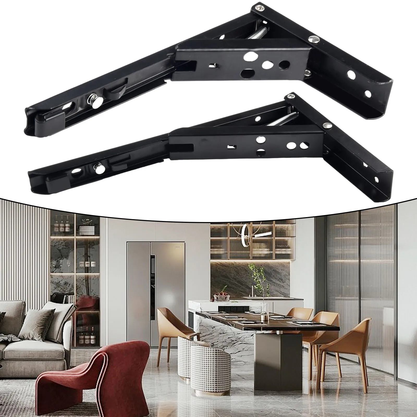 1pc Campervan Folding Bracket Table Shelf Motorhome Caravan Folding Table Accessories Folding Shelf Brackets