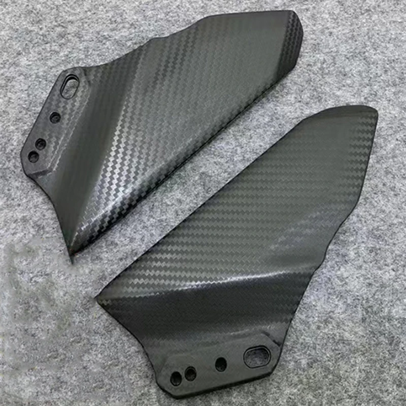 Motorcycle Winglets For Kawasaki Ninja 650 ER6F 2017 2018 2019 Accessories Front Fairing Aerodynamic Wing NINJA 650 ER-6F Carbon