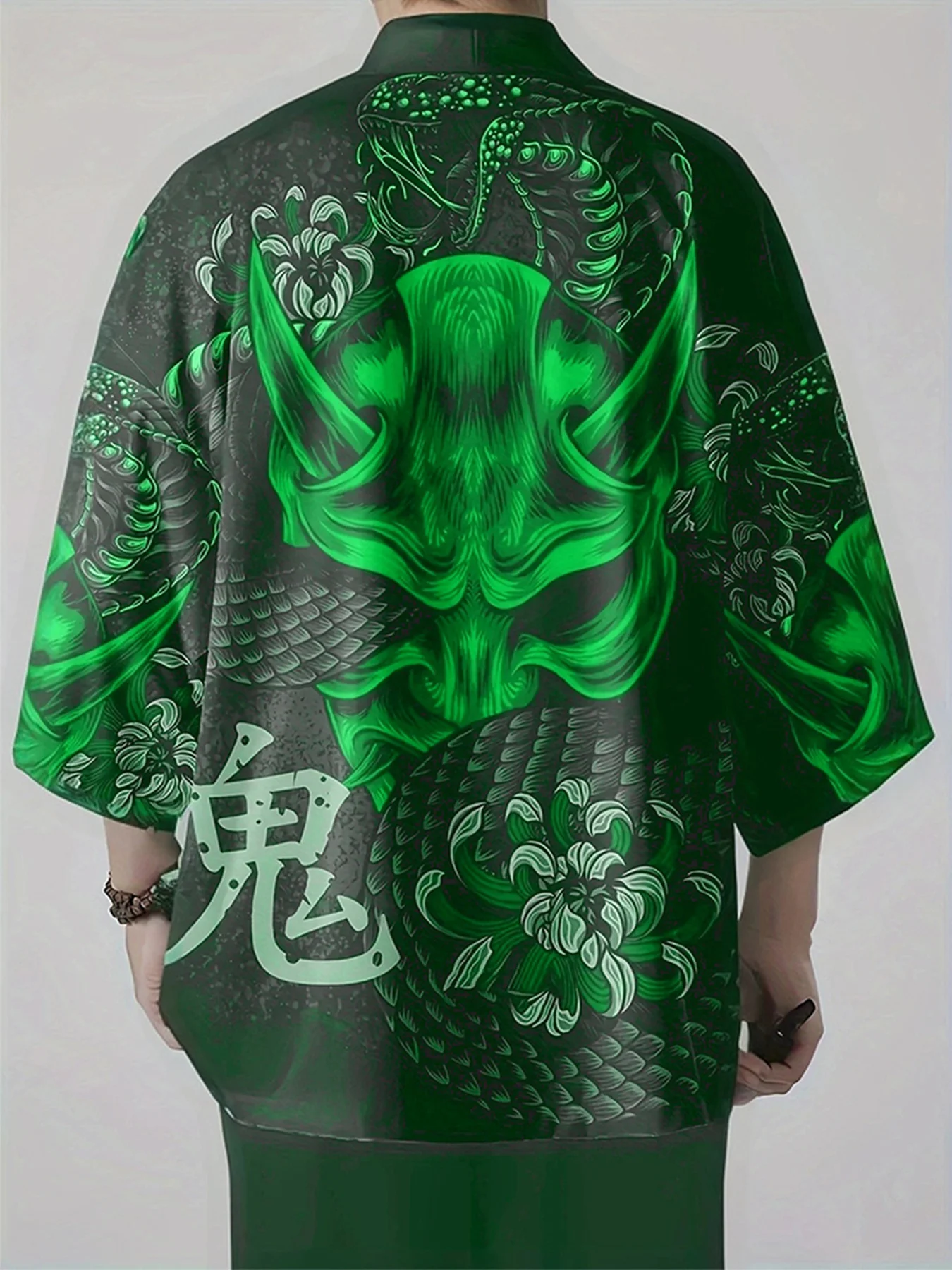 Serpente Demone kimono uomo Kimono giapponese Cardigan Camicia Donna Haori Yukata Cosplay Abbigliamento tradizionale kimono uomo kimono uomo
