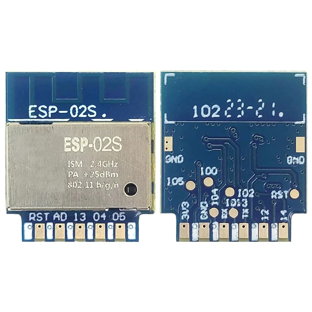 ESP 02S szeregowy bezprzewodowy moduł Wifi 2.4G Transceiver dla inteligentnego domu przemysłowy IoT 1MB Flash ESP02S ESP8285 ESP-02S