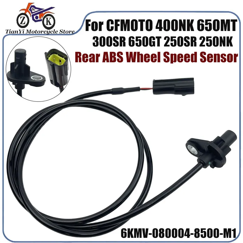

1PCS Motorcycle Rear ABS Wheel Speed Sensor For CFMOTO 250NK 250SR 350SR 400NK 650MT 650GT Motorcycle Parts 6KMV-080004-8500-M1