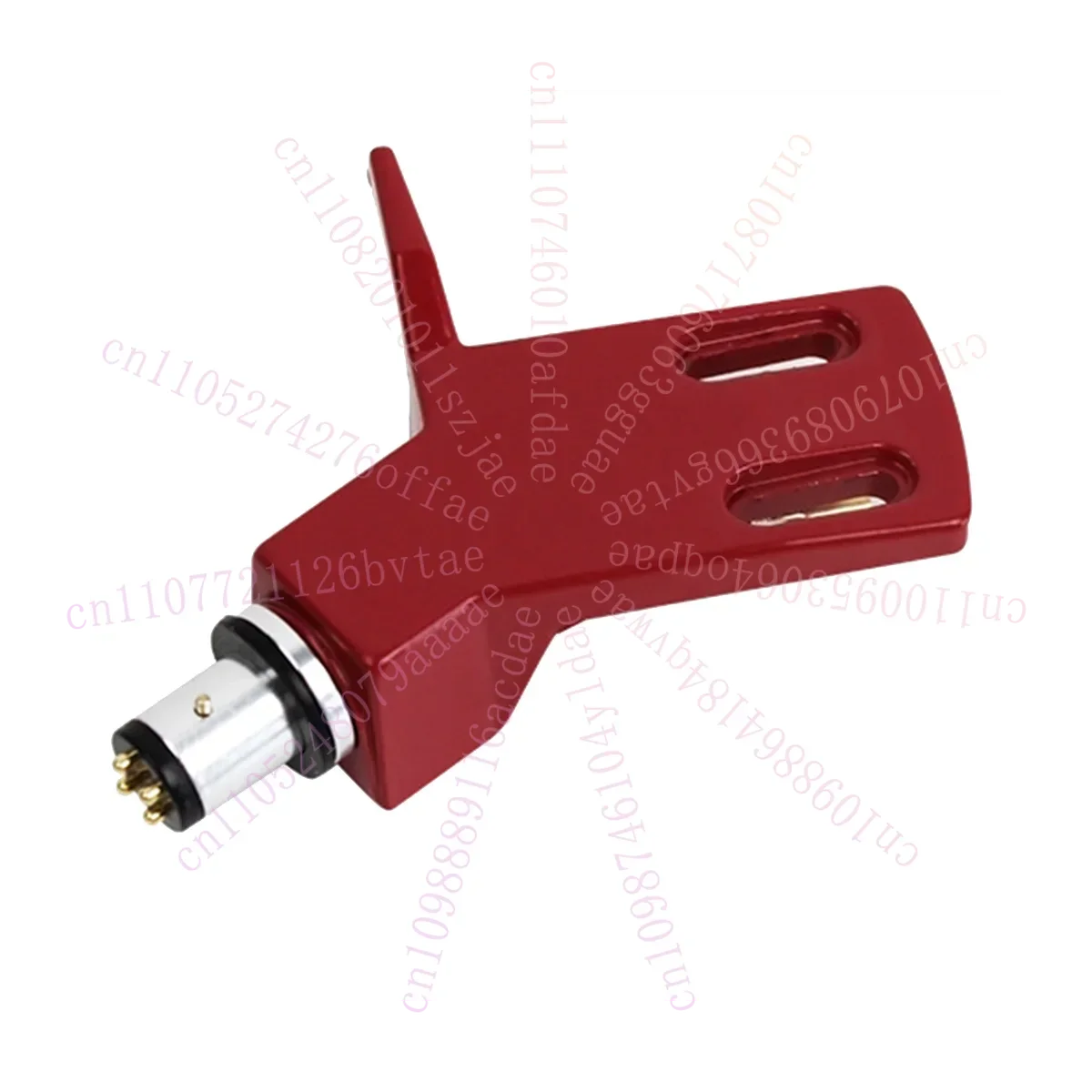 Turntable Headshell Aluminium Alloy Headshell Record Turntable Needle Replacement Phono Stylus Cartridges Rack Red
