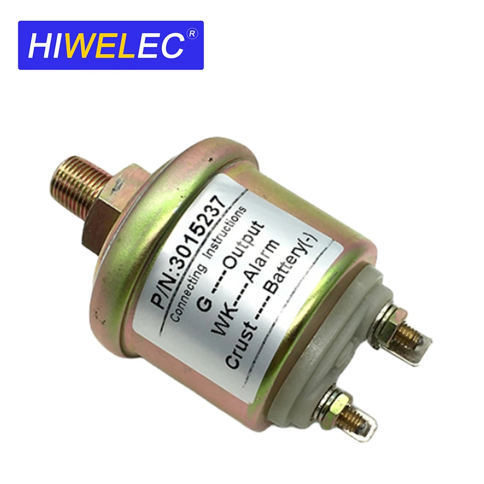 3015237 1/8NPT Oil Pressure Sensor Screw Size 10mm WK Alarm Switch for Diesel Generator Kit