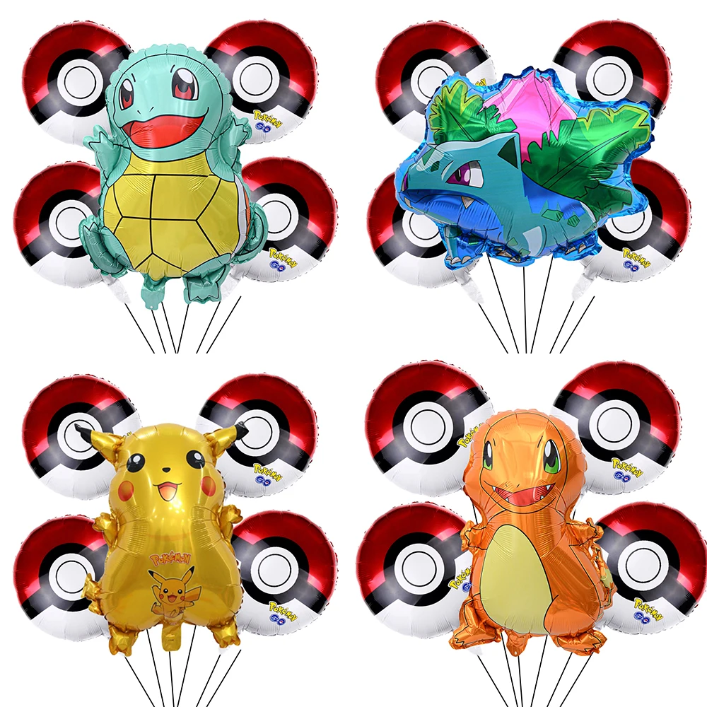 5Pcs Cartoon Pikach…