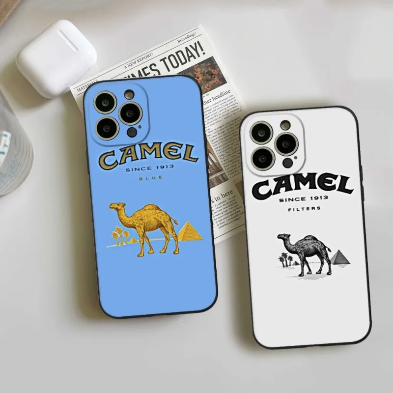 Cigarette Brand Design-Camels Phone Case FOR IPhone 14 13 11 12 Pro 8 7 Plus X 13 Pro MAX XR XS MINI Black Covers