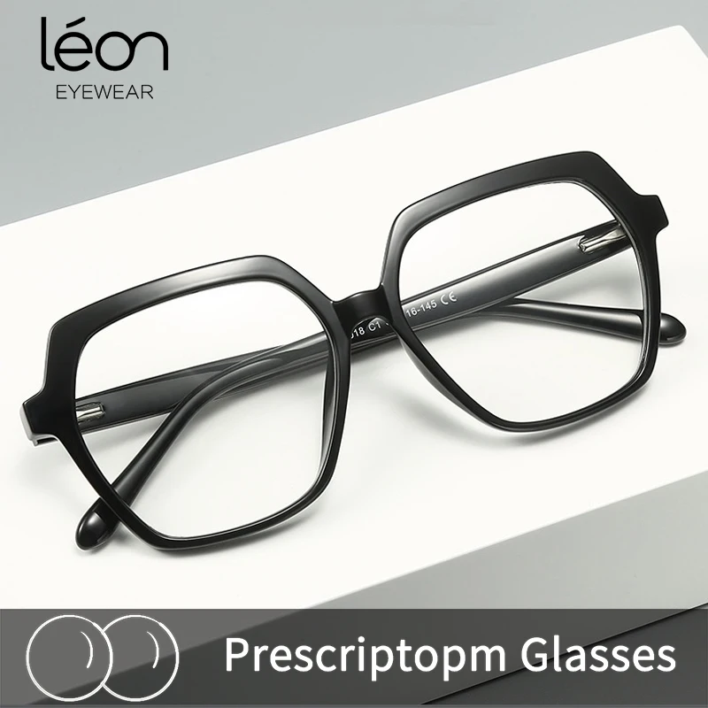 

Women's fashionable square glasses frames can be fitted with color-changing lenses for myopia, farsightedness and astigmatism
