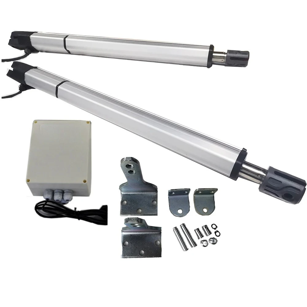 

High Quality Silver Color Cover DC12/24V Motor 200kg Automatic Door Operators Swing Gate Opener