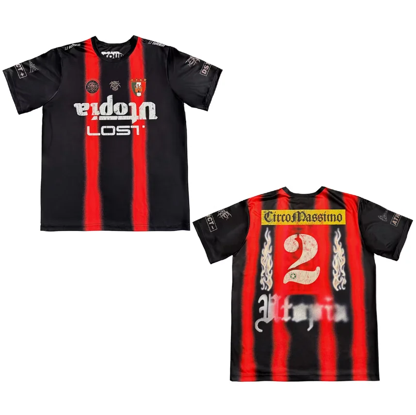 Летний хит продаж, 3D спортивный футбольный трикотаж Travis Scott Fashion, повседневный дышащий топ для улицы