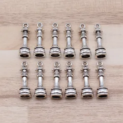 IFOCUS 12pcs/Lot Chess Charms Knight King Queen Pawn Rook Bishop Charms For DIY Jewelry Making