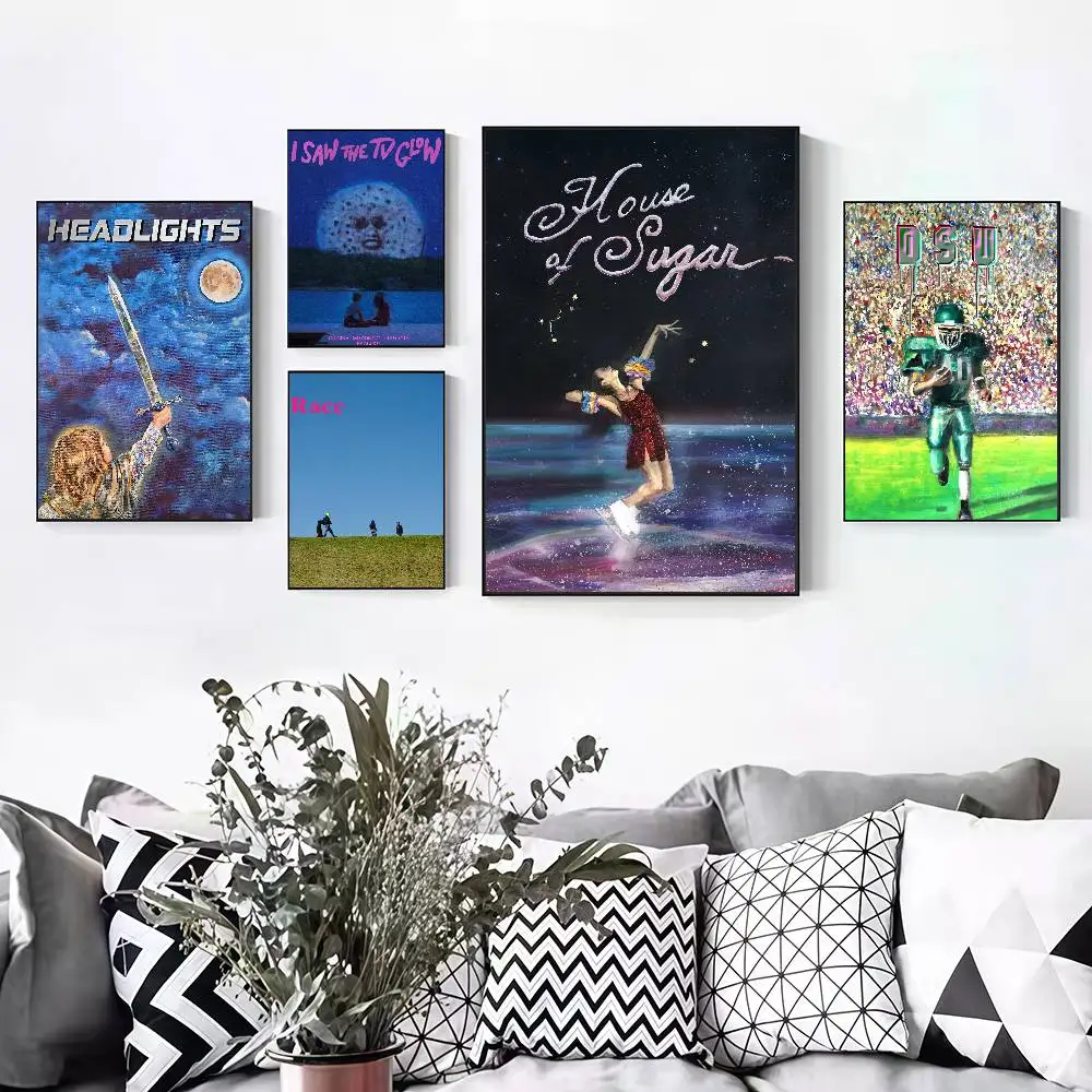 A-Alex G Headlights Peelable Self-adhesive Poster Stickers Are Suitable For Frameless Wall Decoration In A Room