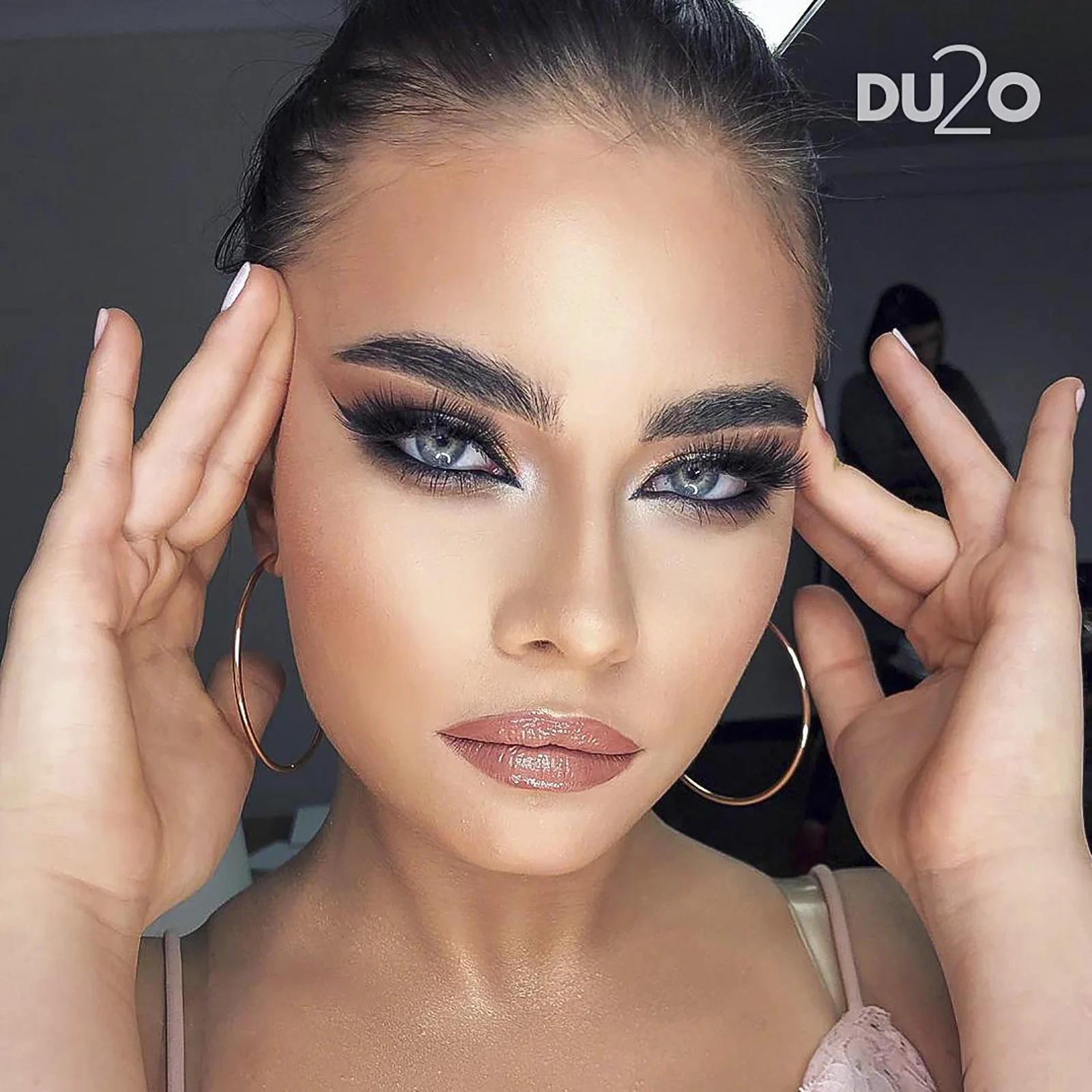 Clavier DU2O-ITS 20D Wimpern-Make-up, einzelne Wimpern, Cluster, natürliche Verlängerungen, falsche Wimpern, doppelt das Volumen – Detail 9