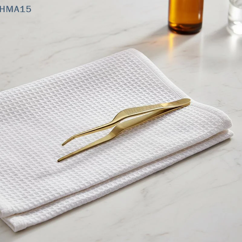 【YA】Titanium Molecular Cooking Special Elbow Tweezers, Cold Dish Shaping Tweezers