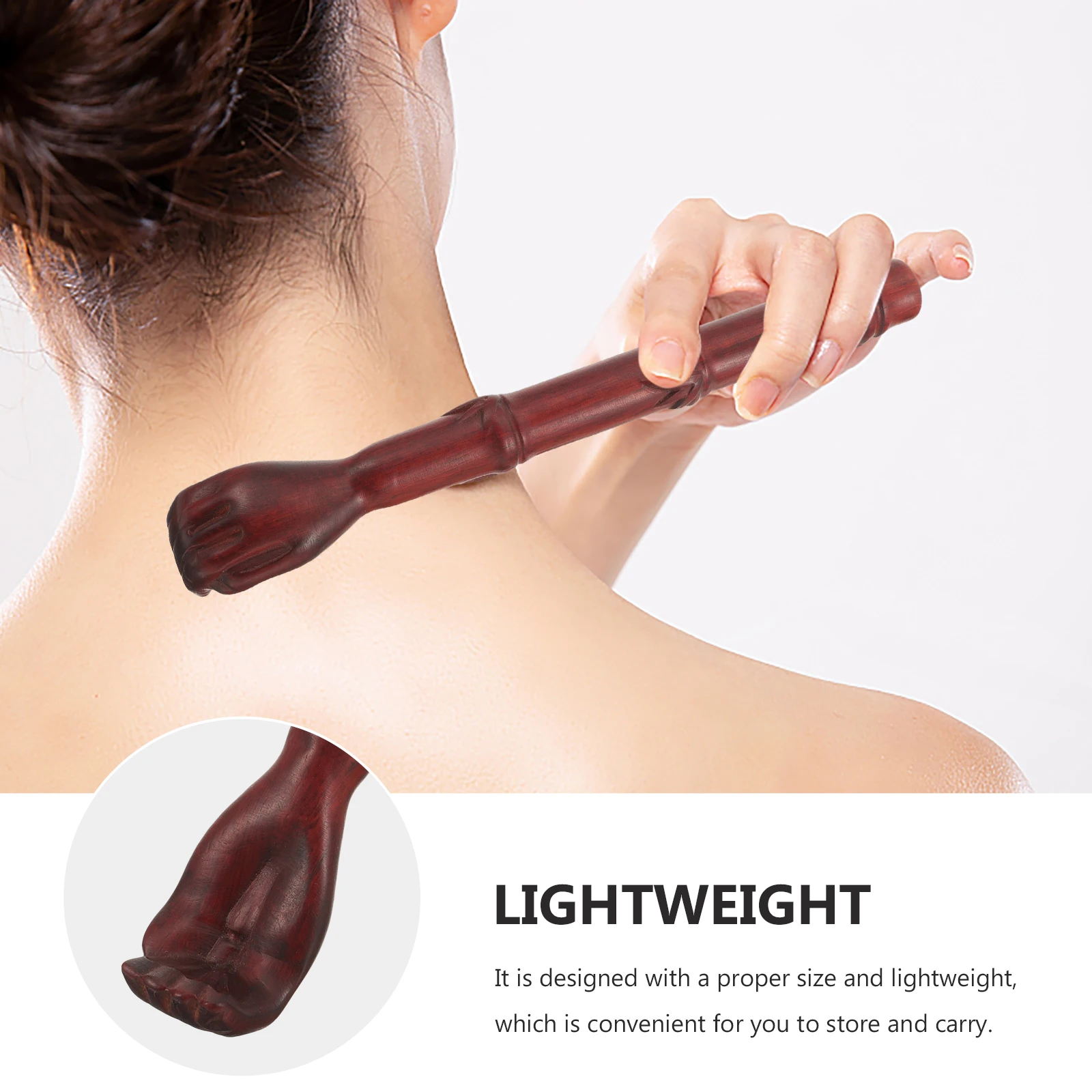 

Back Scratcher Lightweight Portable Wood Massage Tool Itching Relief SPA Accessories Body Care Products
