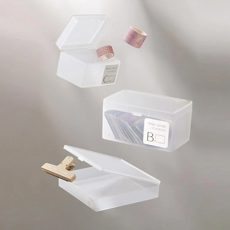  Game Card Box Playing Card Container Transparent Card Storage Packing Pokers Box