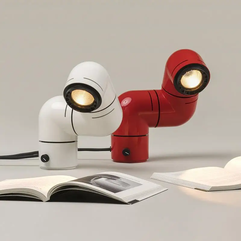 Creative water pipe post-modern desk lamp living room bedroom clothing store