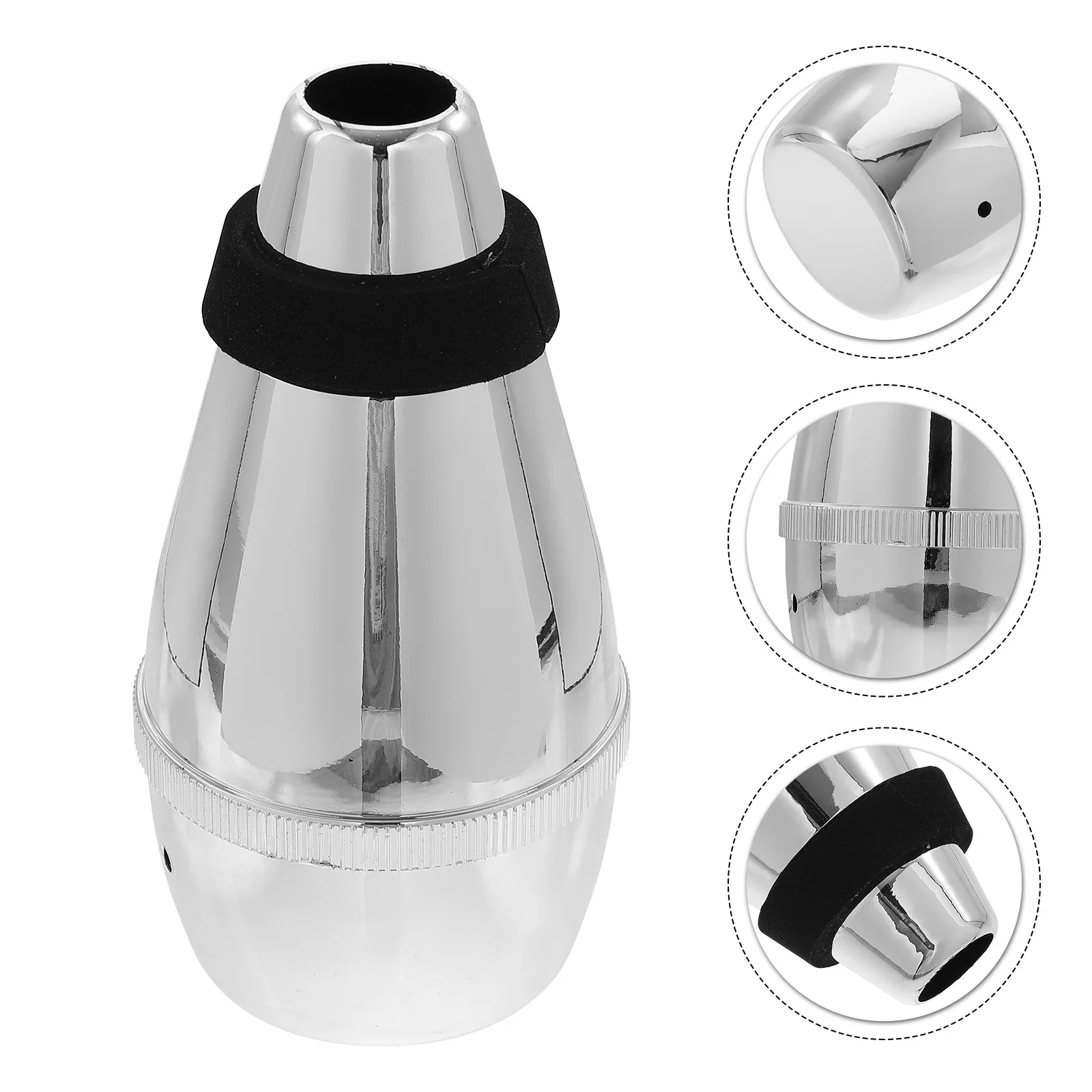

1pc Abs Trumpet Mute Portable Sound Dampener Noise Removal Tool For Musical Instrument Practice Durable Lightweight Easy Carry