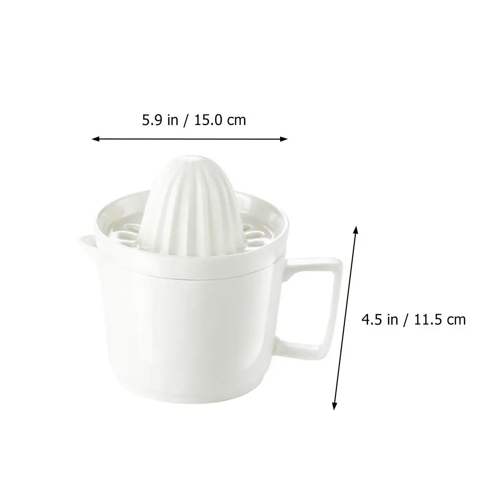 Ceramic Manual Fruit Juicer Cup for Orange, Lemon, Watermelon – Portable Compact Hand Press Juice Extractor