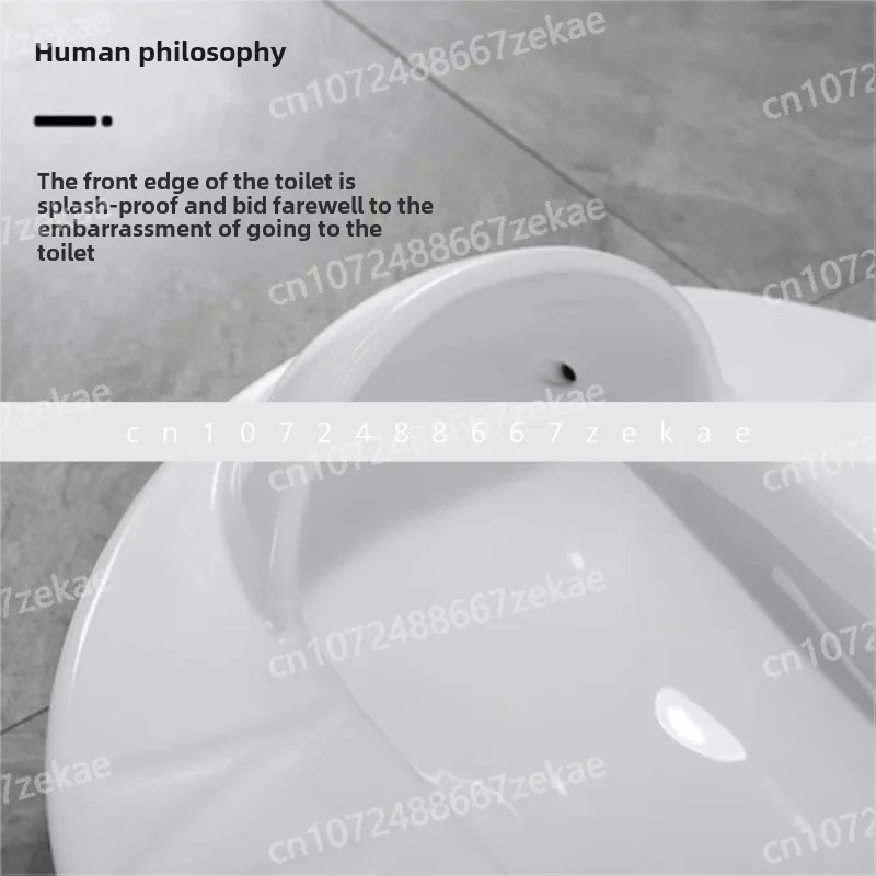 Non Countertop Digging Household Toilet Integrated Squat Toilet Dual-use Flushing Deodorizing Toilet