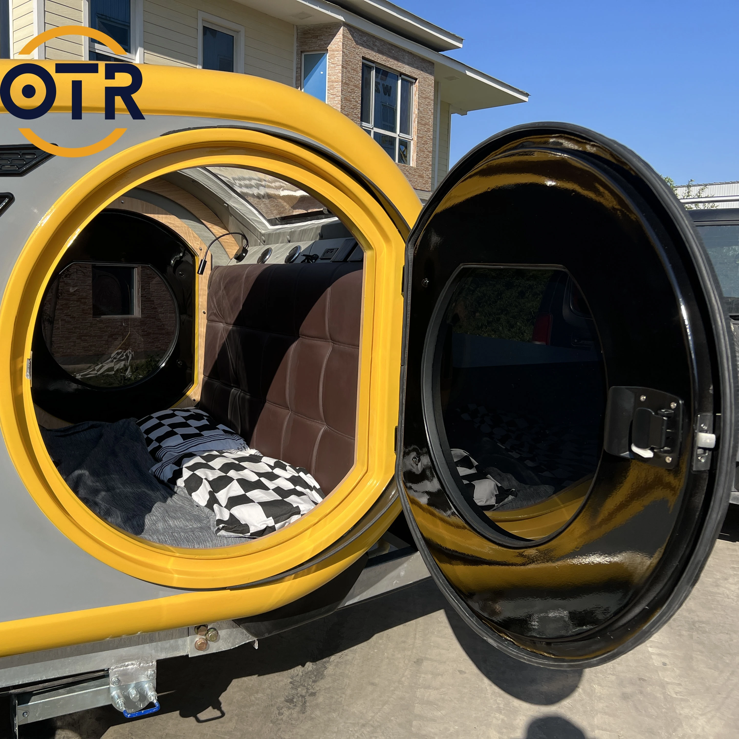 Cheap New Style Off Road Camper Trailer Teardrop Caravan for Australia Travel Camping Remorque Small Rv Wohnwagen
