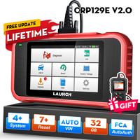 LAUNCH X431 CRP129E v2.0 / CRP129I V2.0 OBD2 Scanner Car Diagnostic Tools ABS SRS ENG AT System Scanner 12 Reset Free Update