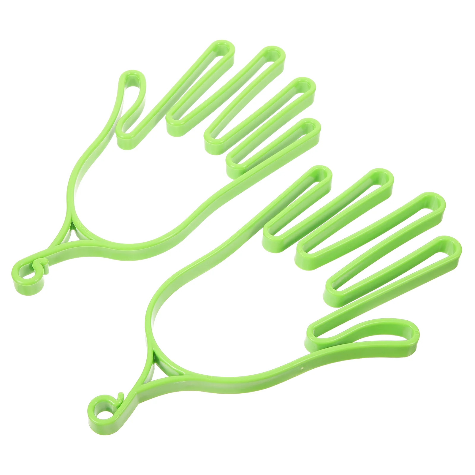 2 Pcs Golf Glove Holder Supplies Accessories 2pcs (Green) Convenient Racks Balls Golfs Gloves Dry Hanging Drying Frame