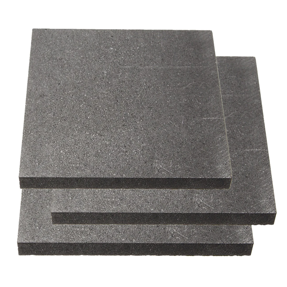 100*100*10mm 99.9%Pure Graphite Block Electrode Rectangle Plate