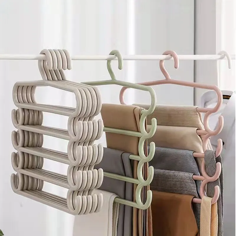 Multi-Layer Pants Rack for Closet Space Saving - 1/2/3pcs
