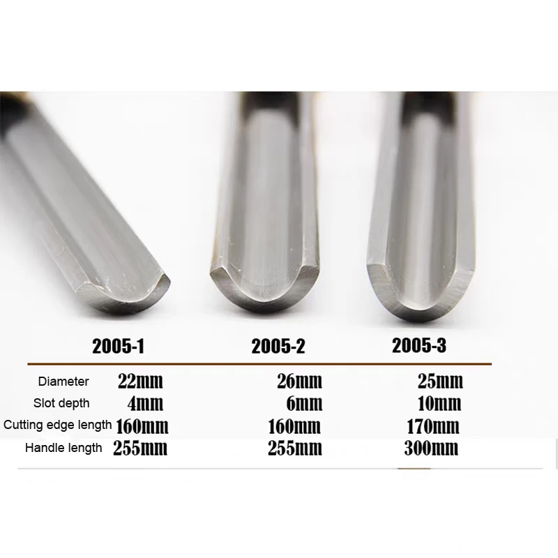 Woodworking Lathe Tool Semi-circular Square Wood Cutting Tool Round Shape High-speed Steel Hard Wood  Sharpening