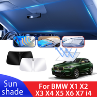 Car Sun Visor For BMW X1 X2 X3 X4 X5 X6 X7 i4 2010~2025 2022 Auto Front Windshield Sunshade Heat Insulation Summer Accessories