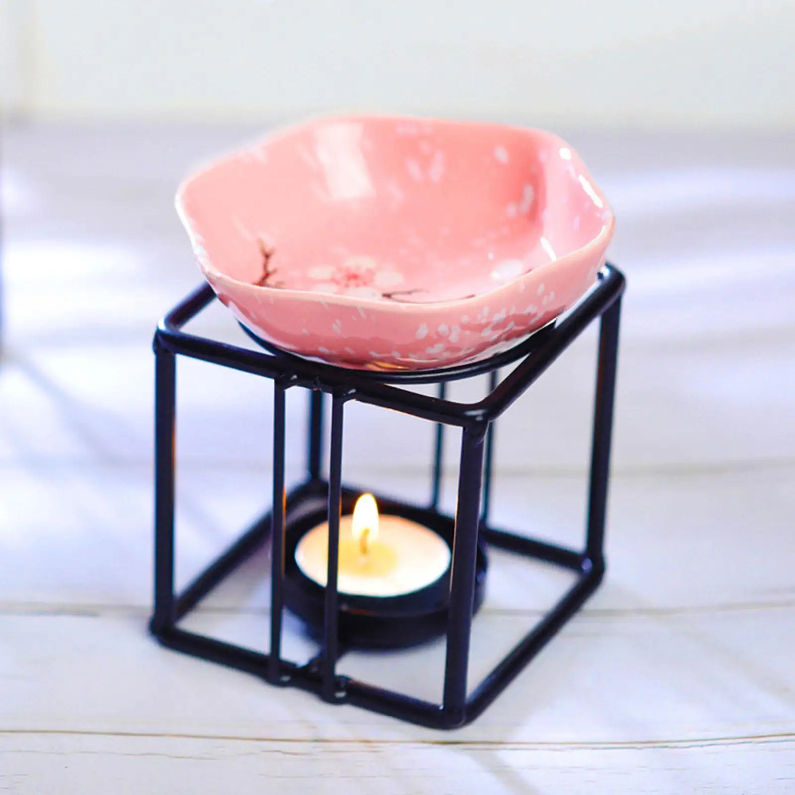 Tealight Candle Holder for Home Decor Fragrance Warmer Wax Melt