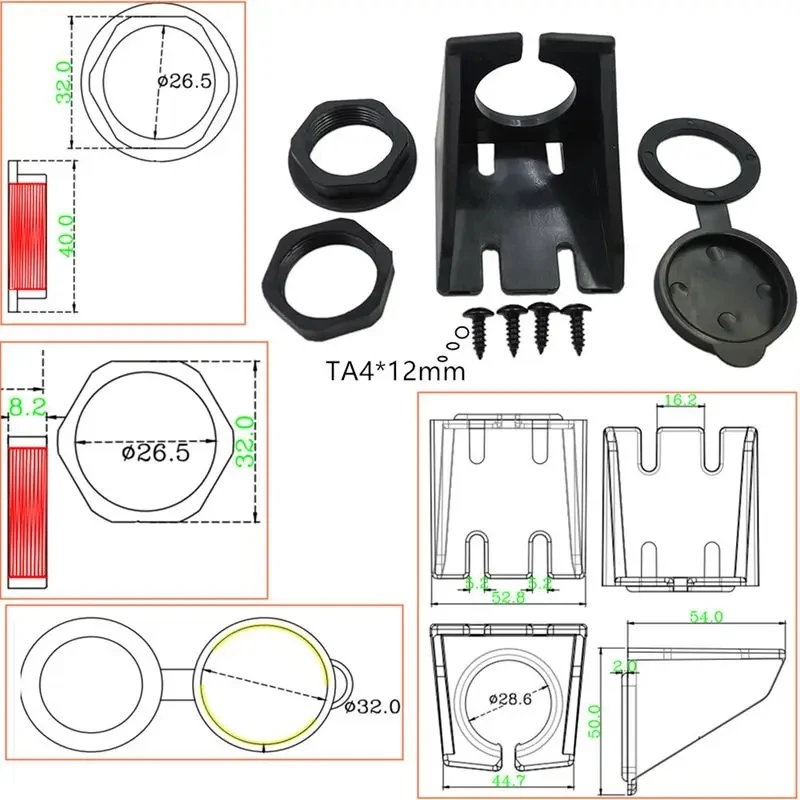 Dual Port USB Waterproof Cable Car Instrument Panel Audio Extension Cable USB For Car 1 Male 2 Female