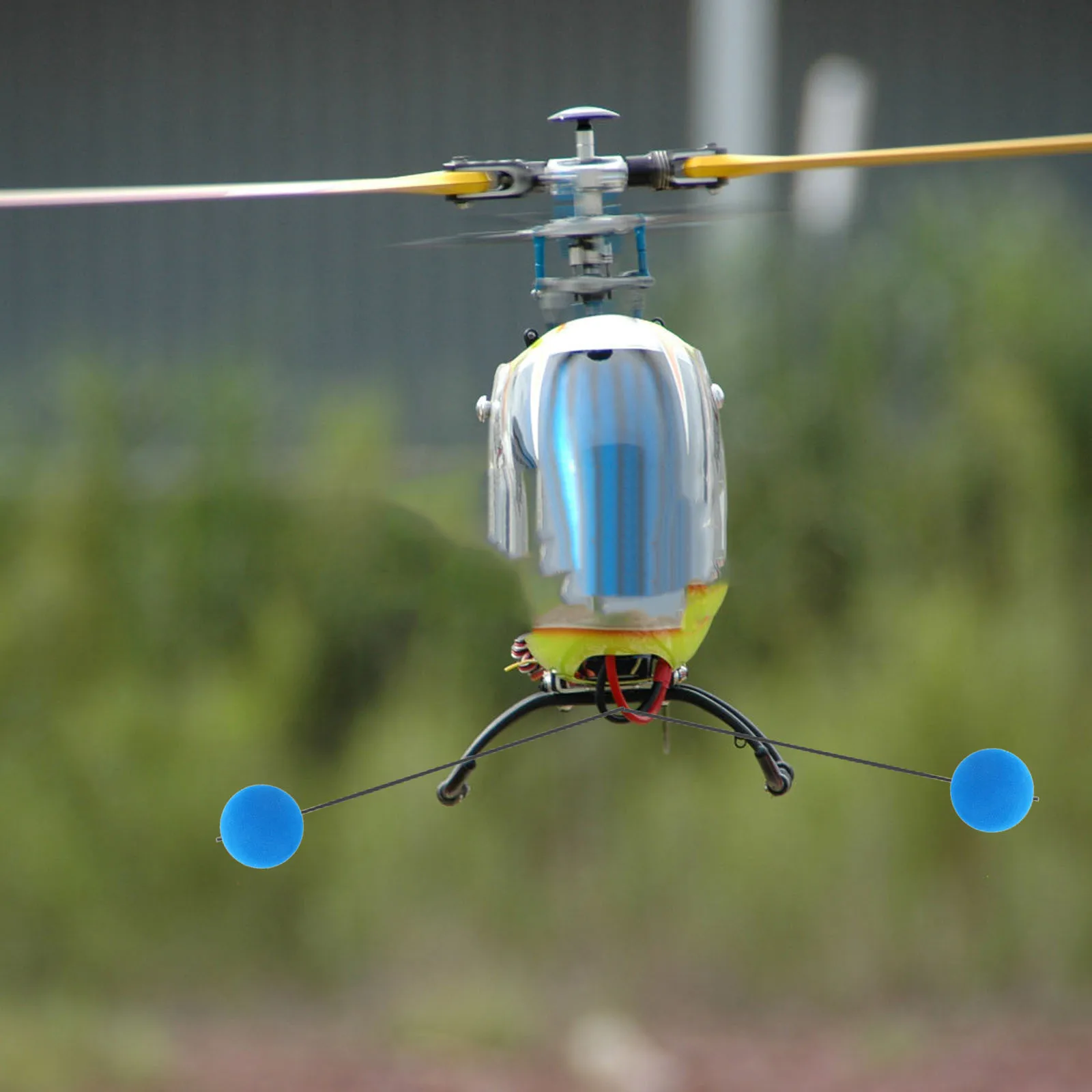 

3 set Blue Frame Sponge Ball Kit For Rc Airplanes Helicopters Training Gear Polystyrene Balls Kids Flying Remote Control